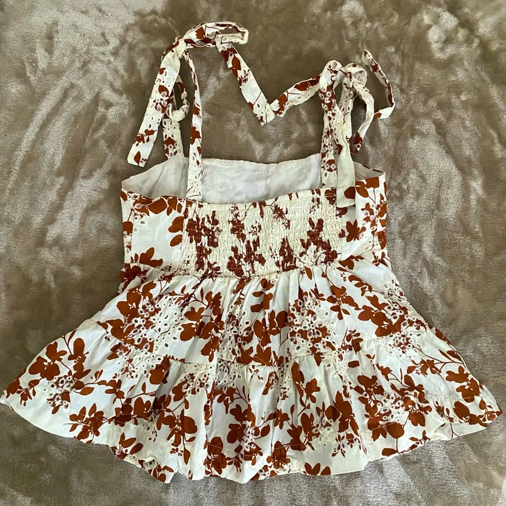 Greylin Floral Smocked Dress - Picture 3 of 3